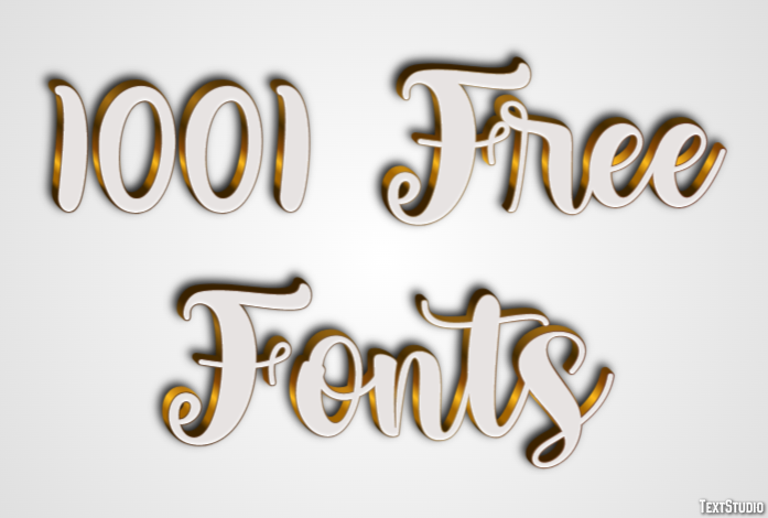 1001 Free Fonts Text Effect