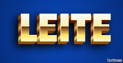 Leite Efeito de texto