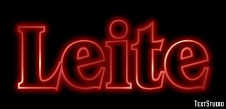 Leite Efeito do texto