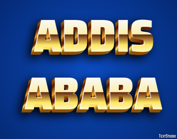 Addis Ababa Texteffekt