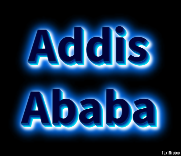 Addis Ababa Efekt tekstowy