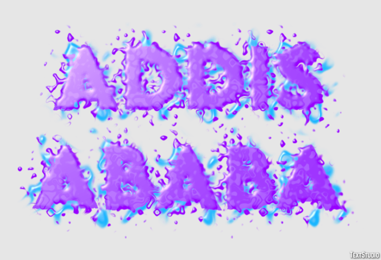 Addis Ababa Texteffekt