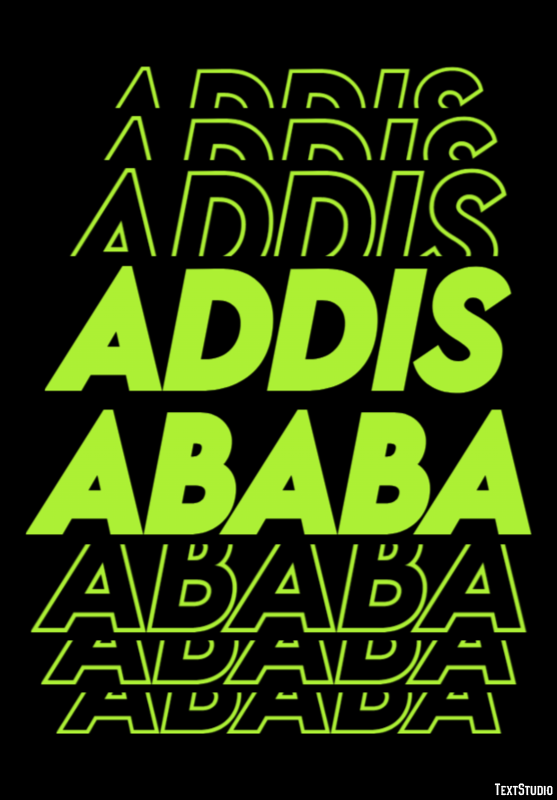 Addis Ababa Efekt tekstowy