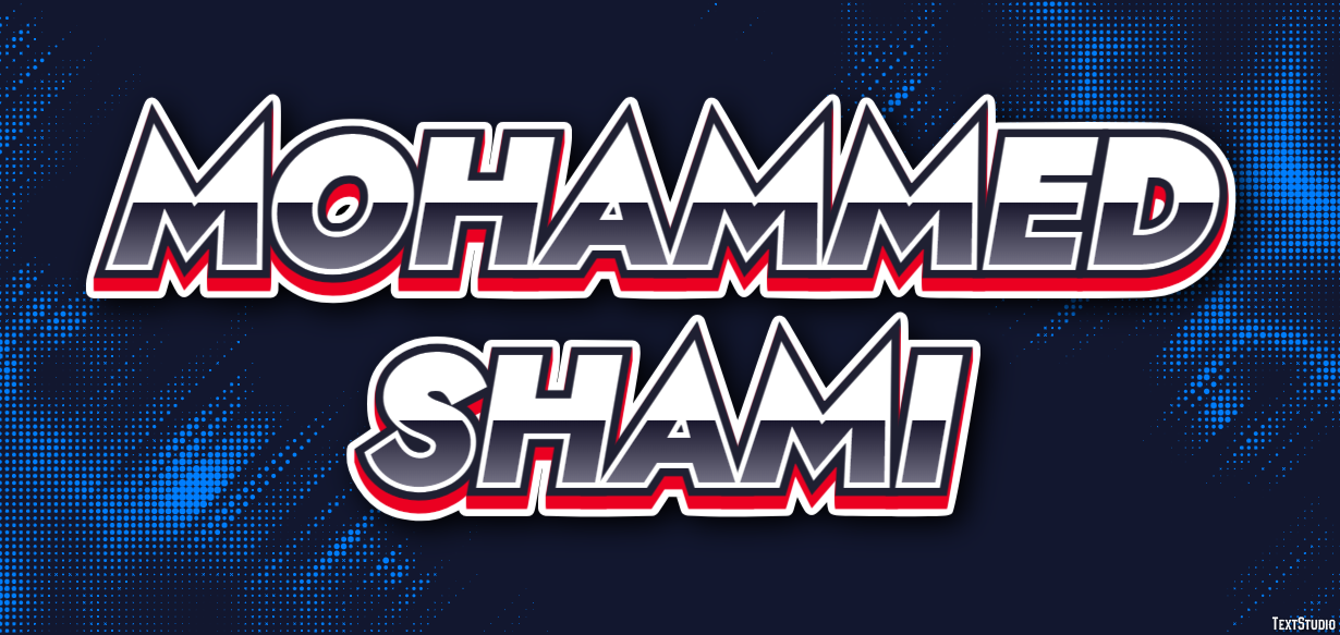 Mohammed Shami Efekt tekstowy