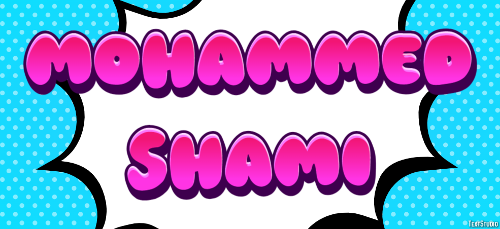 Mohammed Shami Efekt tekstowy
