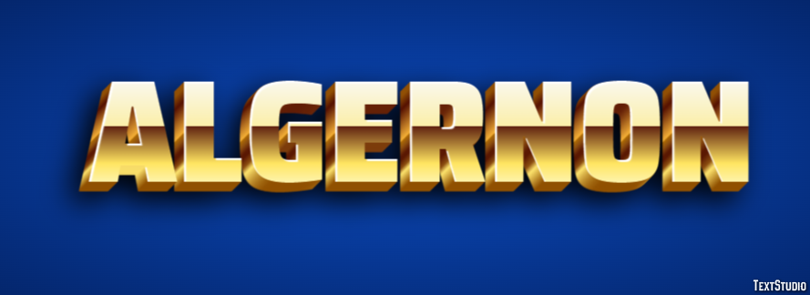 Algernon Text Effect