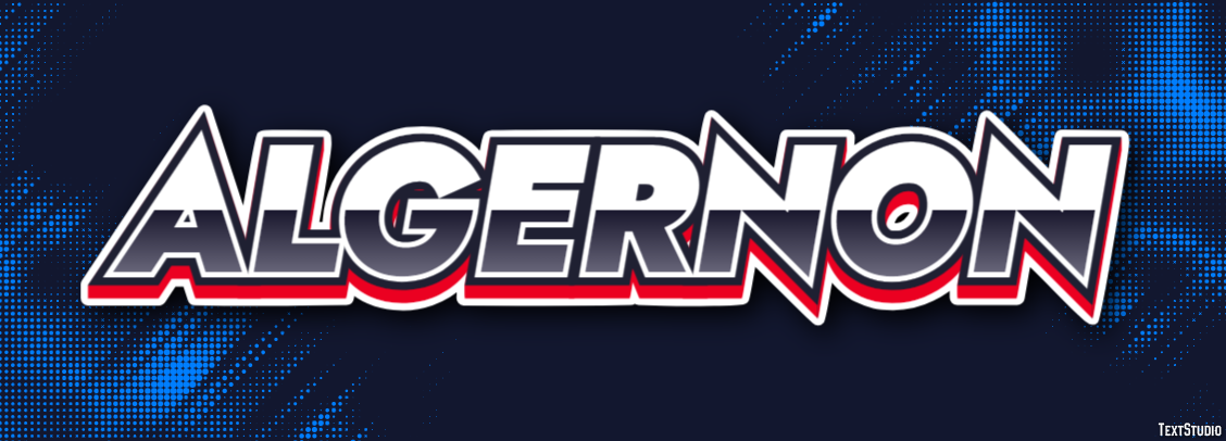 Algernon Text effect