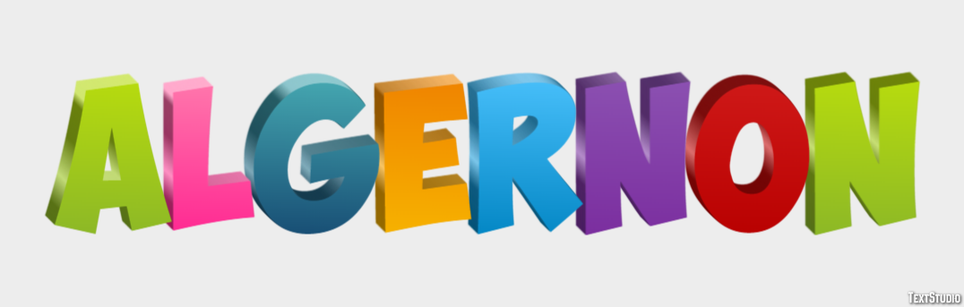 Algernon Text Effect