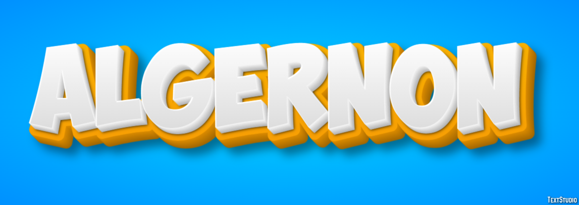 Algernon Text effect