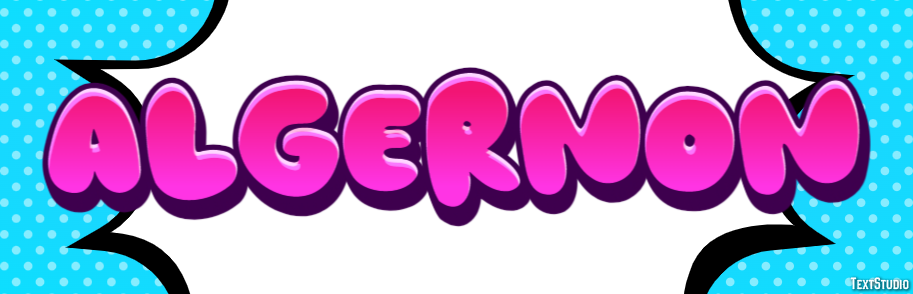 Algernon Text effect