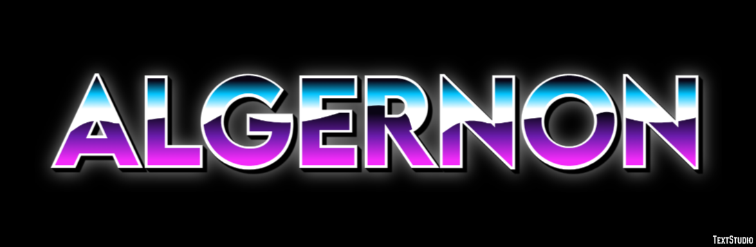 Algernon Text effect