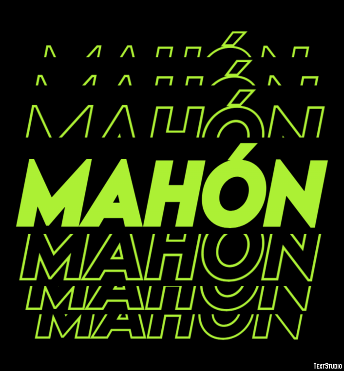 Mahón Efekt tekstowy