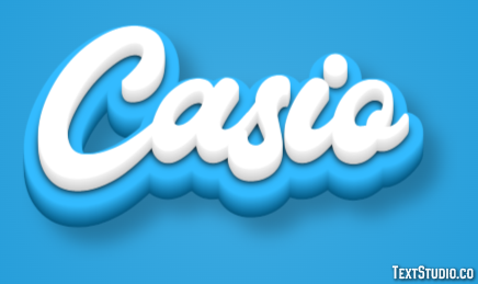 Casio Efecto de texto