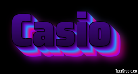 Casio Efecto de texto