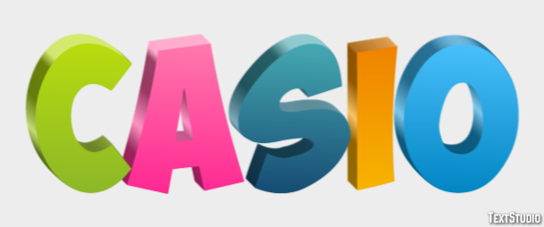 Casio Efecto de texto