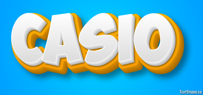 Casio Efecto de texto