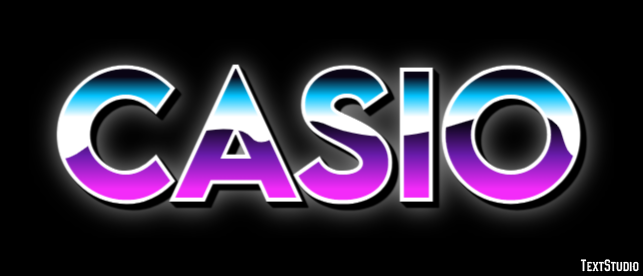 Casio Efecto de texto