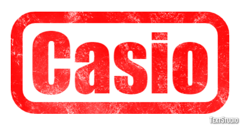 Casio Efecto de texto