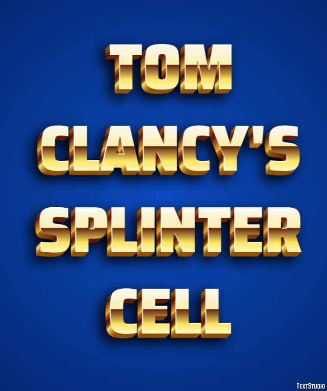 Tom Clancy's Splinter Cell Metin Efekti
