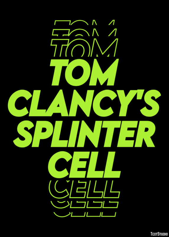 Tom Clancy's Splinter Cell Effetto testo
