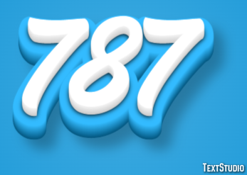 787 Text Effect
