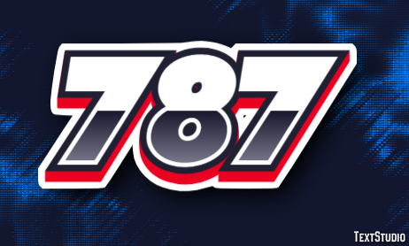 787 Text Effect