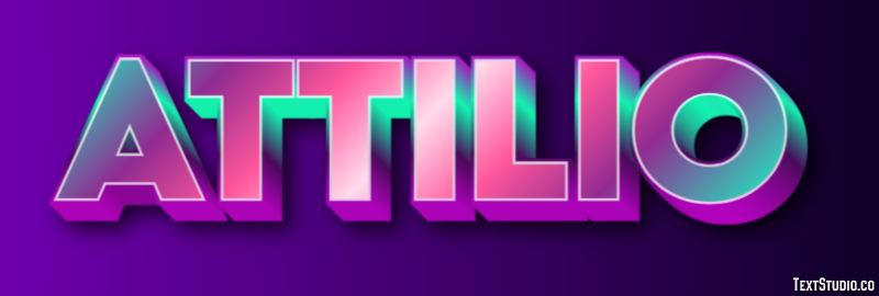 Attilio Text Effect