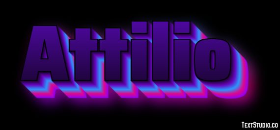 Attilio Text Effect