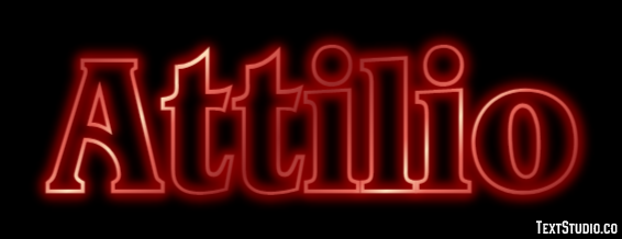 Attilio Text effect