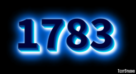 1783 Text Effect