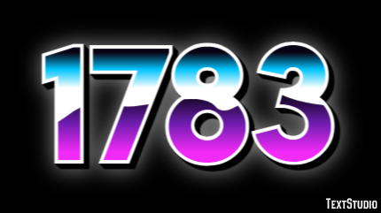1783 Text Effect