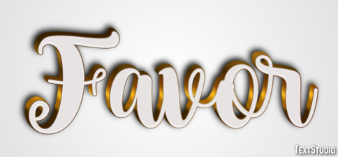 Favor Text Effect