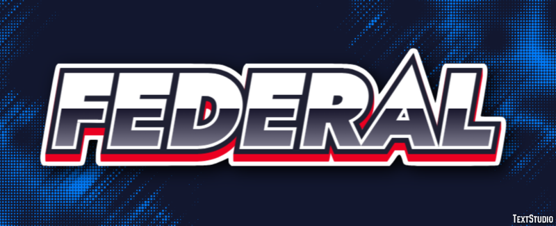 Federal Text Effect