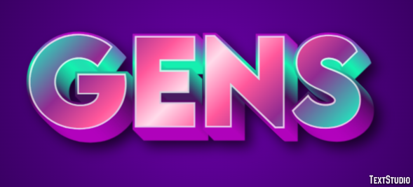 Gens Effet de texte