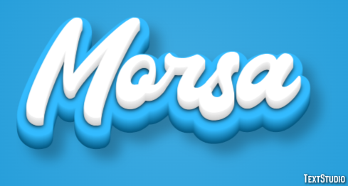Morsa Efecto de Texto