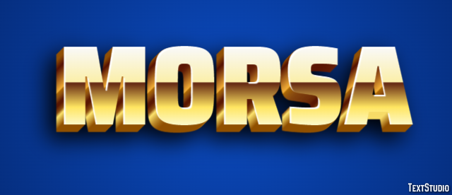 Morsa Texteffekt