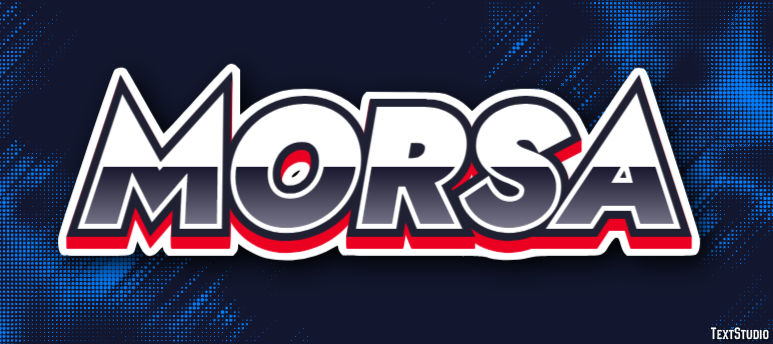 Morsa Tekst effect