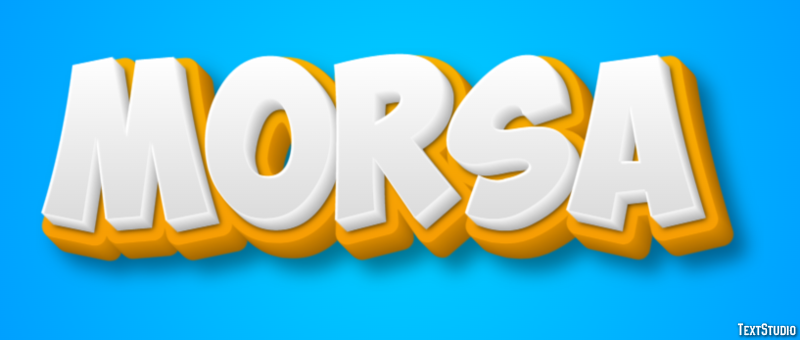 Morsa Texteffekt