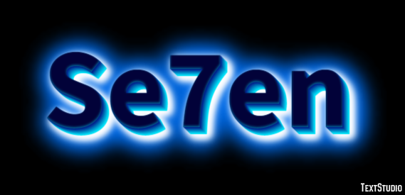 Se7en Effetto testo