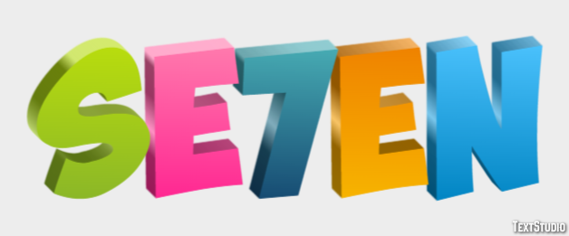 Se7en Text Effect