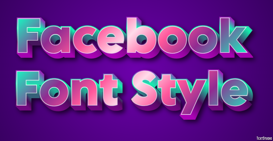 Facebook Font Style Tekst Effect