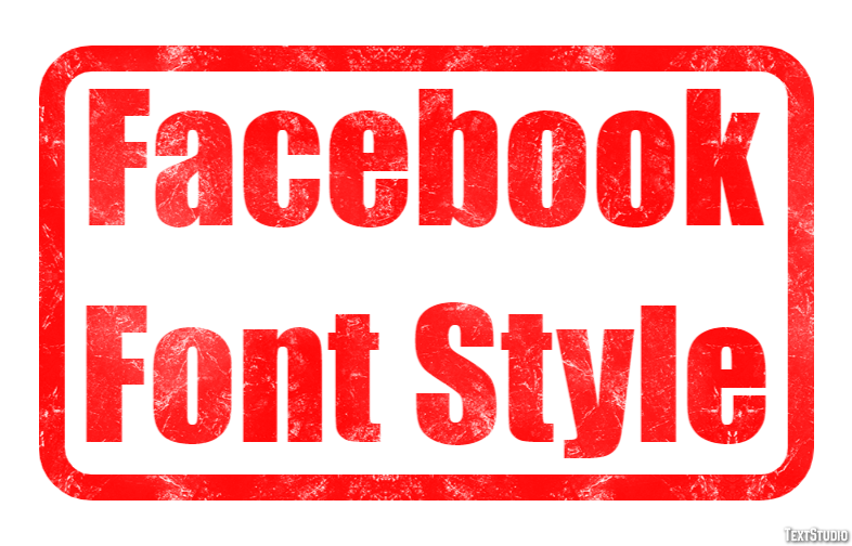 Facebook Font Style Effetto testo