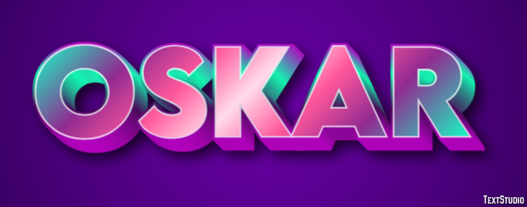 Oskar Эффект текста