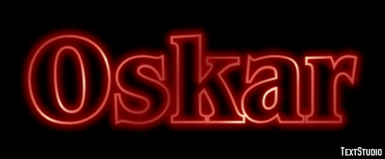 Oskar Efekt tekstowy