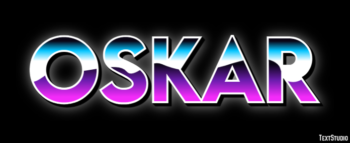 Oskar Texteffekt