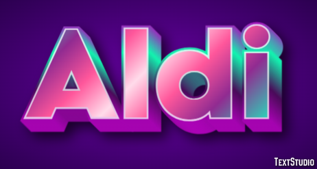 Aldi Efekt tekstowy
