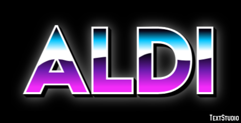 Aldi Effetto testo