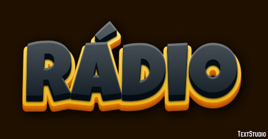 Rádio Efeito do texto
