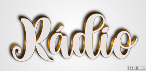 Rádio Efeito do texto