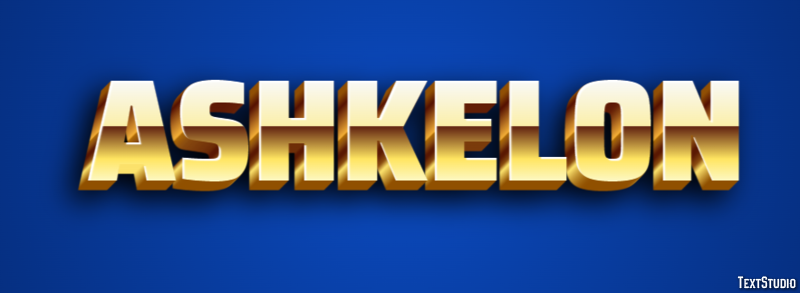 Ashkelon Efekt tekstowy